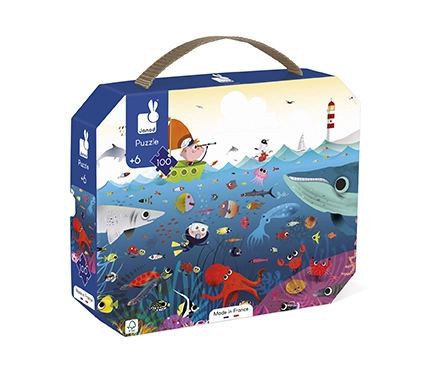 PUZZLE LE MONDE SOUS MARIN   100 PCS  photo 2