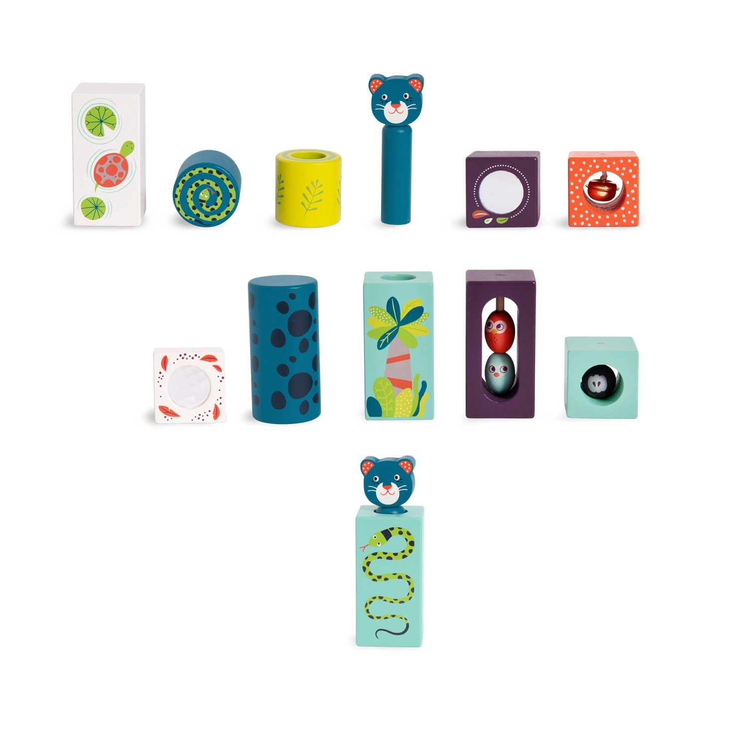 Cubes d activites Dans la jungle photo 2