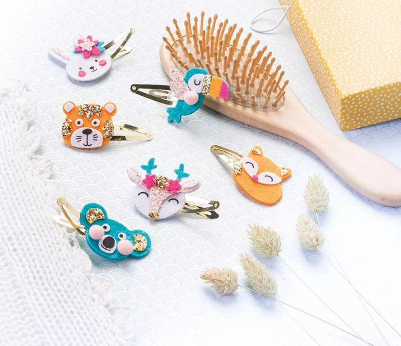 6 Barrettes animaux à créer photo 4