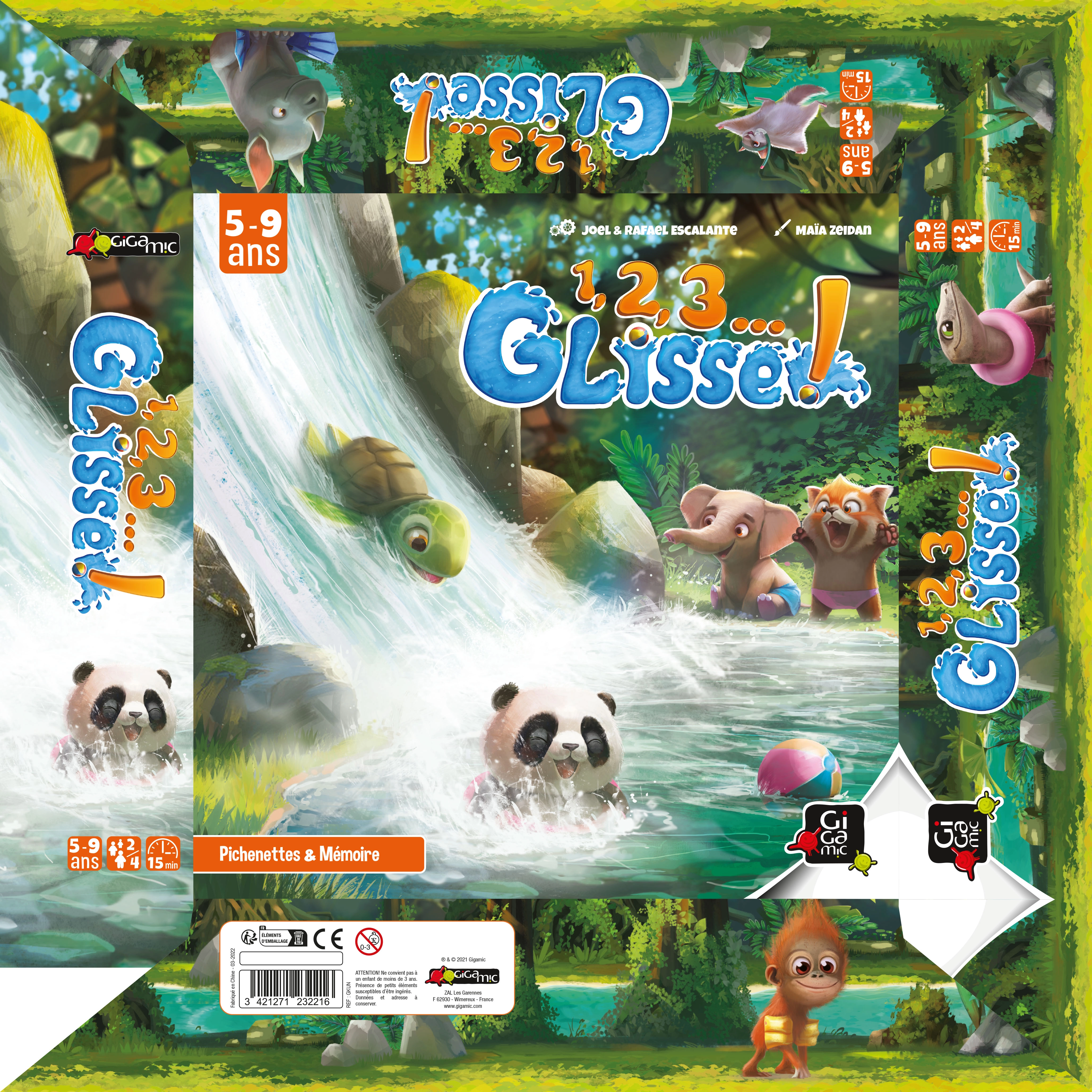 Photo produit : Jeux de société 1, 2, 3, GLISSE !