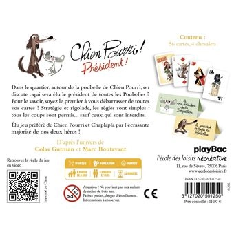 Photo produit : Jeux de société CHIEN POURRI PRESIDENT 