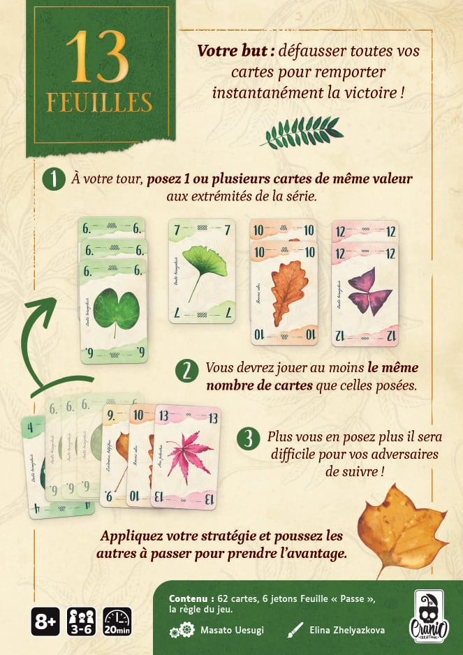 13 FEUILLES  photo 2